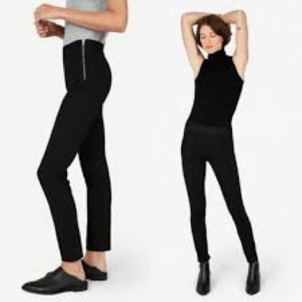 Everlane Brass ponte pants
